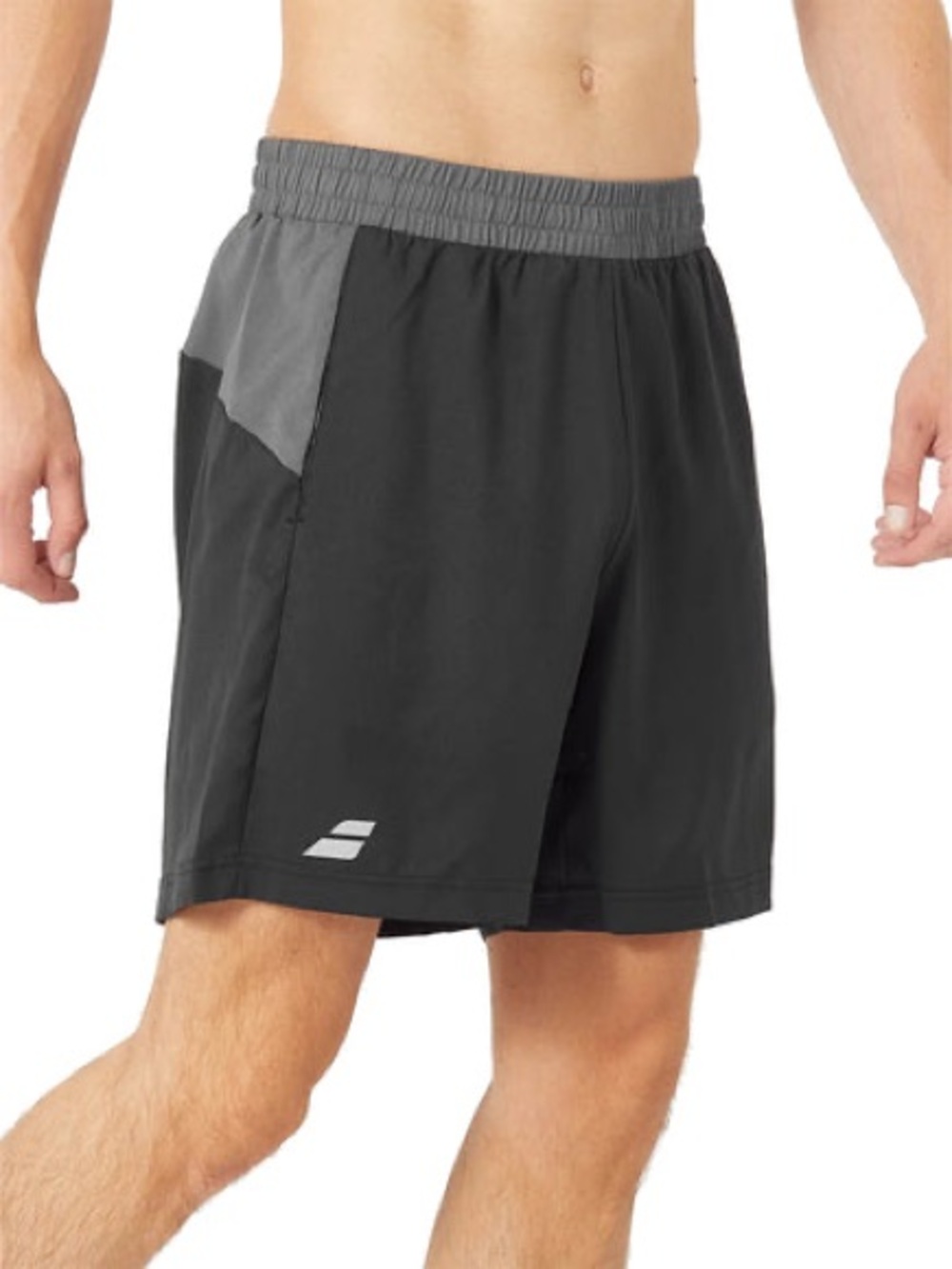 Babolat Spring Play 6in Mens Tennis Shorts | Black and Gray | Size M